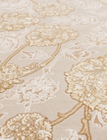Иранский прямоугольный ковер Farsi 1200 G129 cream производства фабрики MASHAD ARDEHAL CARPET CO Иран. Высота ворса 8 мм, материал ворса Акрил, плотность 3600 000 точек/м2, вес 3200 гр/м2.