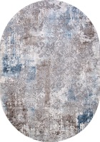 Ковер Armina 03853A blue/blue овал - картинка 1