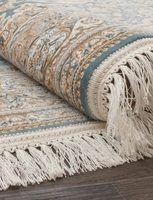 Ковер Иранский Farsi 1200 G146 light blue овал